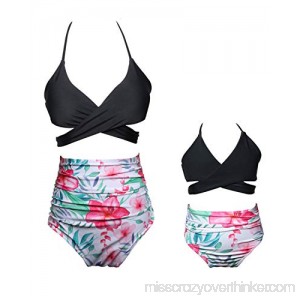 BBYES Mother Daughter Swimsuits Matching Family Mommy Girls Matching Swimwear 001-floral B07NL5Q1R2